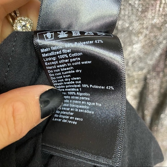 Ba&sh |  Lizie Ruched Metallic Mini Dress Size XS NEW - Picture 11 of 15